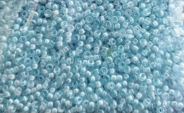 Gutermann 773875 9/o Perline di semi 25 g colore 7500 blu acqua