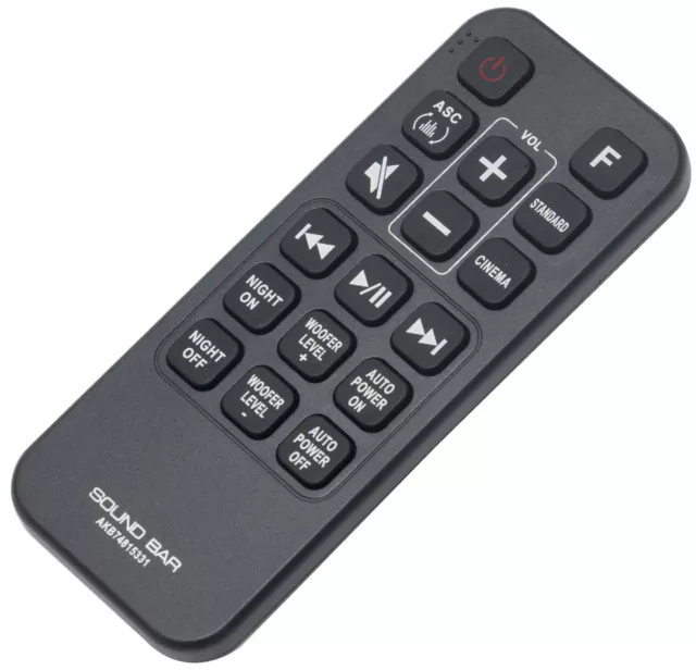 AKB74815331 Remote Control for LG SH4 SPH5B-W SHC4 SH4D SPJ4B-W Soundbar