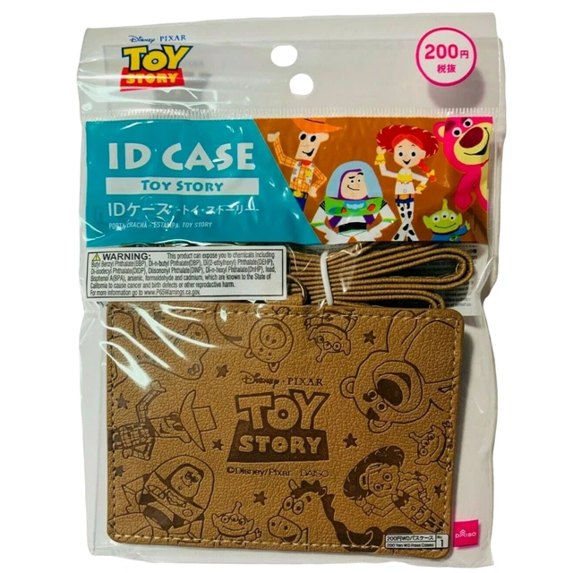DISNEY PIXAR DAISO Toy Story ID Case Lanyard Brown NEW £7.99