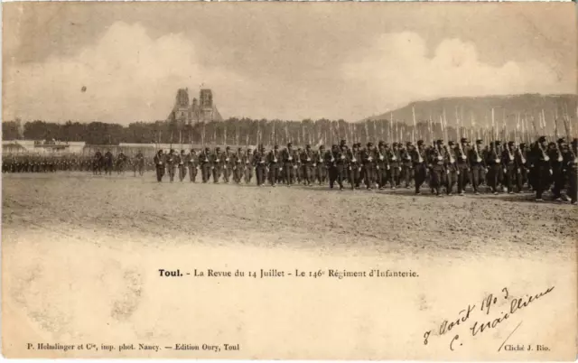 CPA Militaire Toul - La Revue du 14 Juillet - Le 146e Régiment (90347)