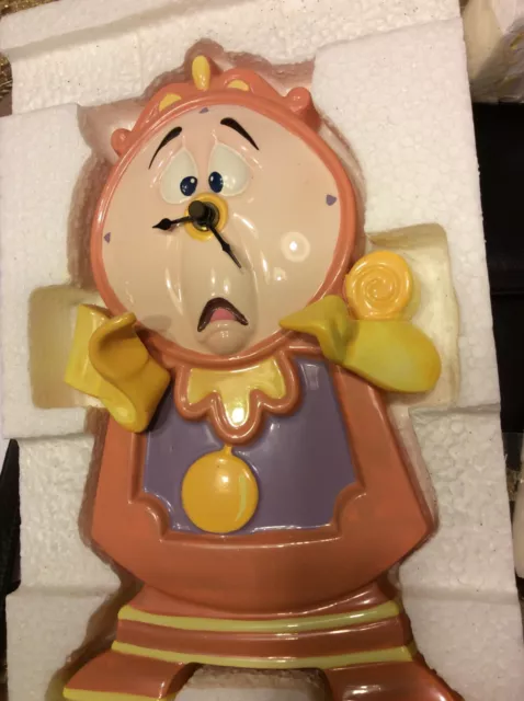 Disney’s Schmid Beauty And The Beast Cogsworth Clock Works