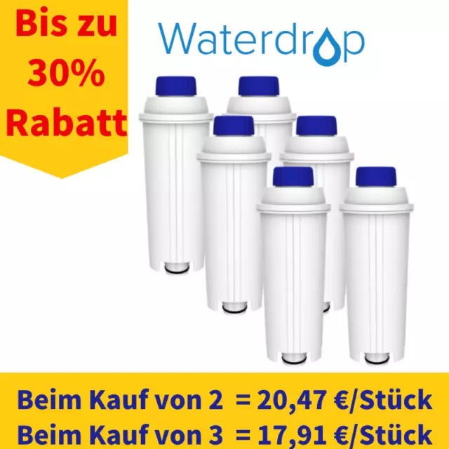 Waterdrop Ersatzfilter für DeLonghi® DLS C002 / DLSC002 Filter, TÜV SÜD (6)