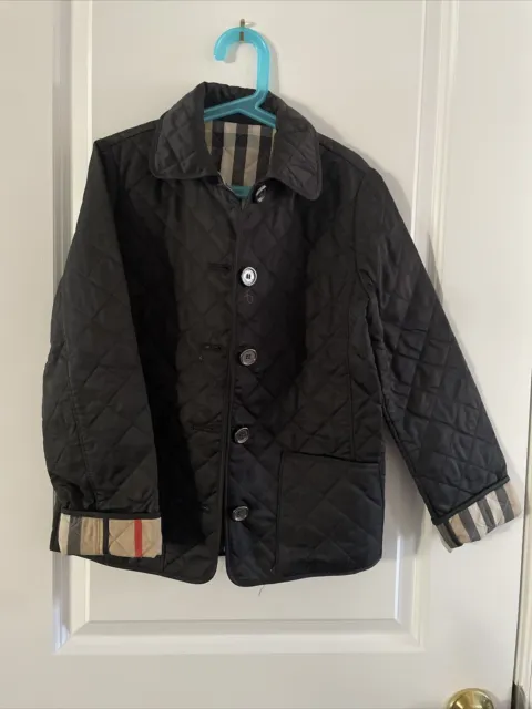 Burberry Kids Diamond Quilted Jacket 10Y