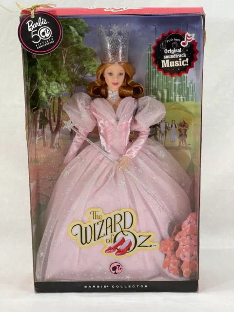 Wizard of Oz Glinda the Good Witch 2008 Barbie Pink Label 50th Musical N6560