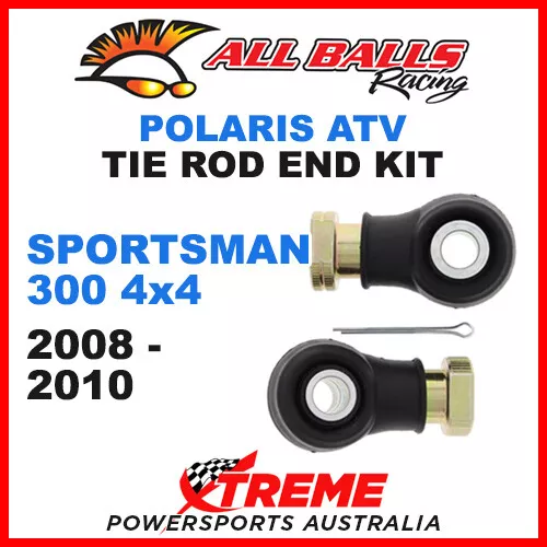 All Balls 51-1033 Polaris Sportsman 300 4x4 2008-2010 ATV Tie Rod End Kit