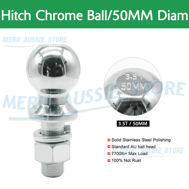 7800LBS ADJUSTABLE DROP Towbar Tow Bar Ball Mount Tongue Hitch Trailer