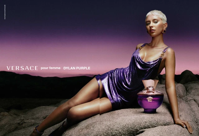 PUBLICITE ADVERTISING PARFUM Versace Dylan Purple Iris Law Glamour Mode 2 Pages EUR 5,99 - PicClick FR