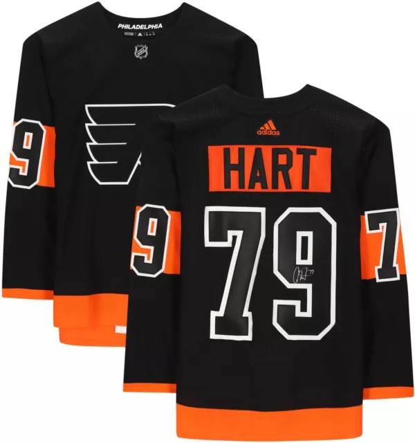Carter Hart Philadelphia Flyers Signed Black Authentic Jersey