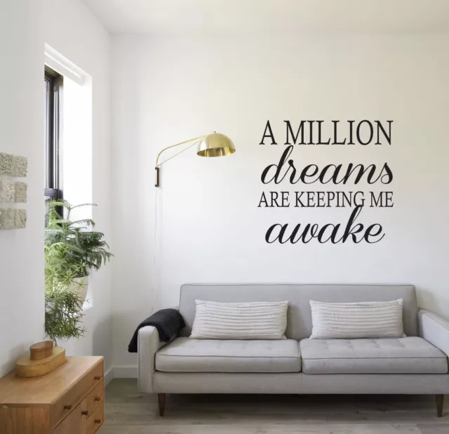 The Greatest Showman Inspired - Wall Sticker Decal Transfer - A Million Dreams