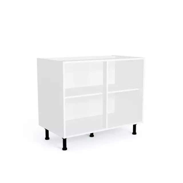 White Flat Pack Kitchen Wall / Base Units 18mm Lots of Sizes Available Fast Del