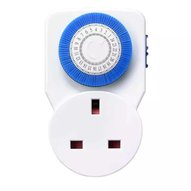 Temporizador de segmento mecánico de 24 horas Masterplug con alimentación interior TMS24-MP