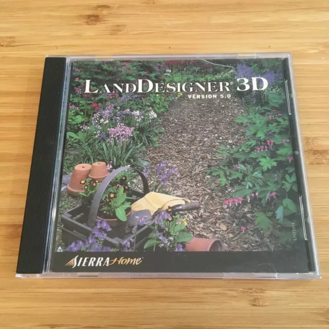 LandDesigner 3D (1999) Version 5.0 By Sierra | Windows PC CD-ROM Software
