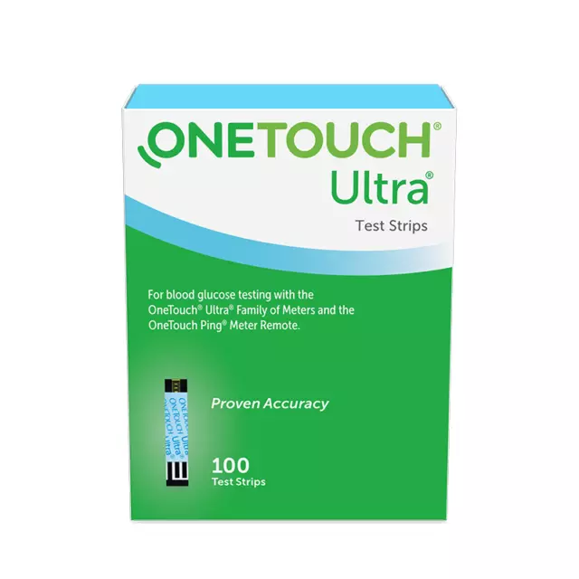 Tiras reactivas One touch ultra 100 Exp.01/31/2024 y 03/31/2024 Nuevas en caja
