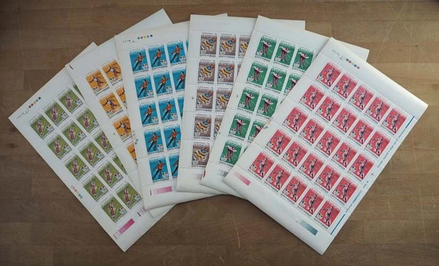 1994 Rumänien; 200 Serien Winterspiele, postfrisch/MNH, MiNr. 4954/59, ME 800,-