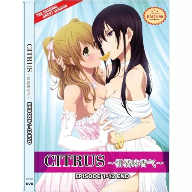 DVD Anime Citrus Vol.1-12 End (Uncut/Uncensored Version) English Dubbed Audio