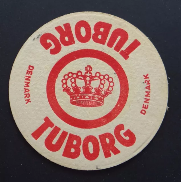 Ancien sous-bock bière TUBORG Denmark Danemark Bierdeckel beermat 2 2