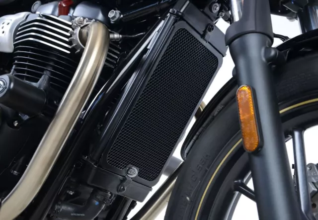 R&G Radiator Guard Black Triumph Bonneville T120 2016 - 2023