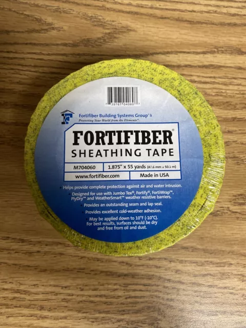 Fortifiber Sheathing Tape 1.875”x55 yards Made in USA