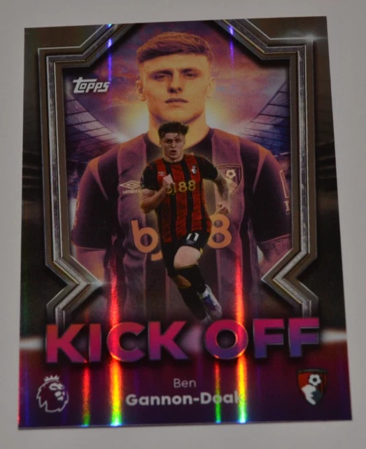 TOPPS 2026 PREMIER League Official Stickers Kick Off Card Ben Gannon ...