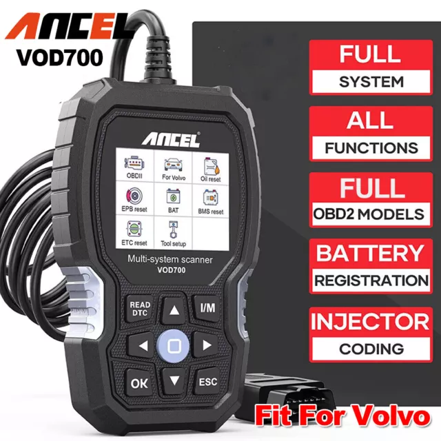 ANCEL VOD700 Profi KFZ Diagnosegerät OBD2 Auto All System Scanner fit für Volvo