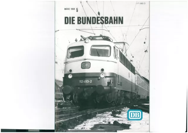 La Bundesbahn DB Rivista März 1969 5/69 1609-13-53