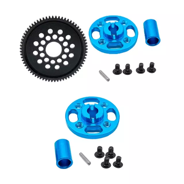 RC High Speed Gear Set Upgrade Parts Metal RC Gears for Tamiya TT02