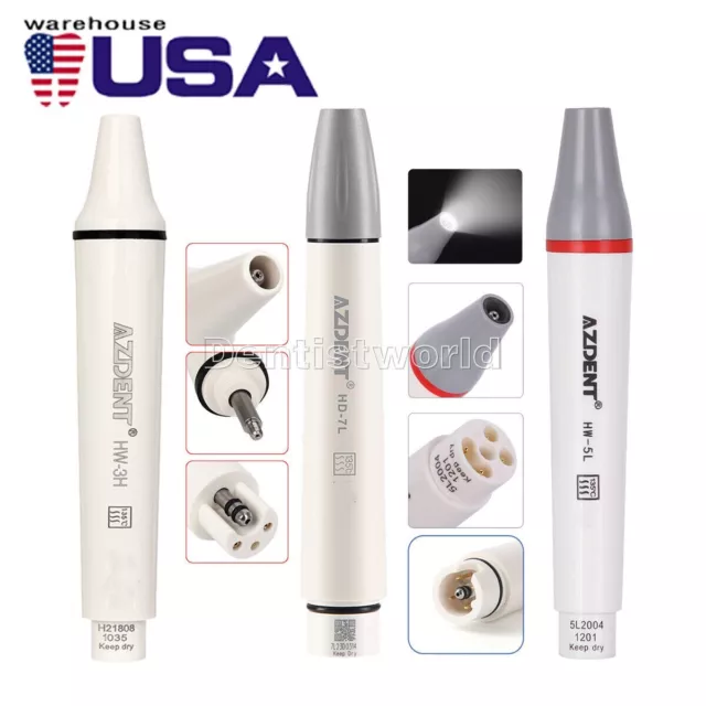 Dental Ultrasonic Piezo Scaler Handpiece LED Fit EMS、SATELEC、AZDENT