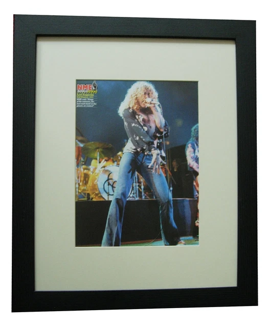 LED ZEPPELIN+PHOTO+PICTURE+POSTER+AD+RARE+ORIGINAL NME+FRAMED+FAST ...