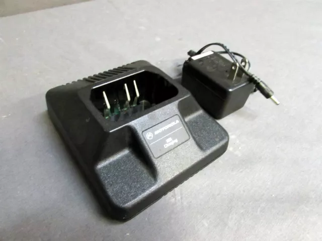 Testato Motorola HTN9702A Caricabatterie Culla Base Con Alimentazione Elettrica