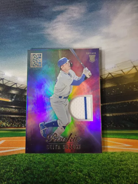 SEIYA SUZUKI RC 2022 Panini CAPSTONE Baseball ROOKIE PATCH Chicago CUBS #RM-SS