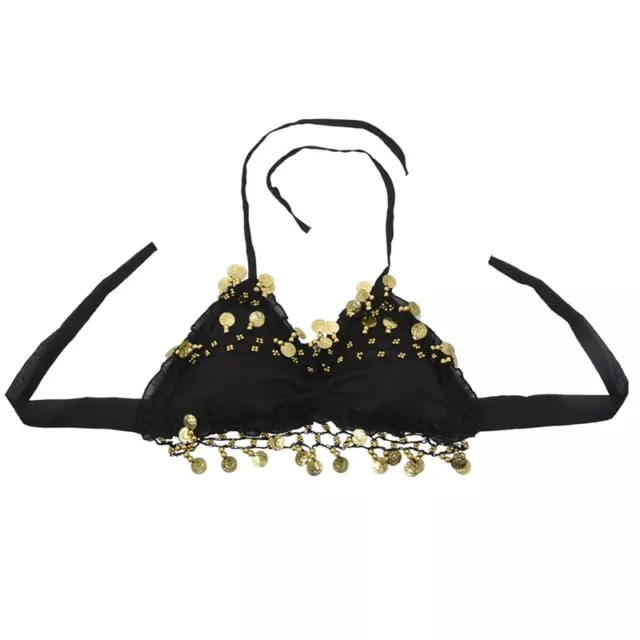 (R) Dentelle plissee  des Pieces Mousseline Danse Orientale Bra Top costume Y7R1