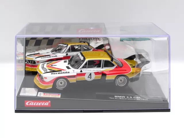 Carrera Evolution BMW 3.5 CSL No.4 Silverstone 6h 1976 #27649  Neu und OVP