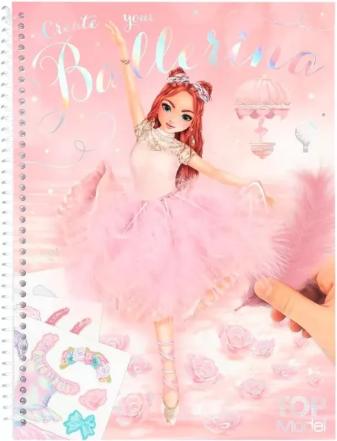 Depesche 12122 Create Your TOPModel Ballet-Malbuch NEUHEIT  2023 OVP<