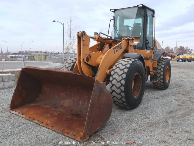 2006 Case 721E Wheel Loader Tractor Enclosed Cab 104" Bucket 183 HP bidadoo