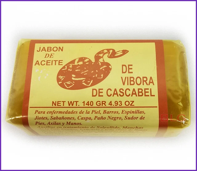 RATTLESNAKE SOAP ACNE TREATMENT Rashes Jabones Vibora Cascabel Snake
