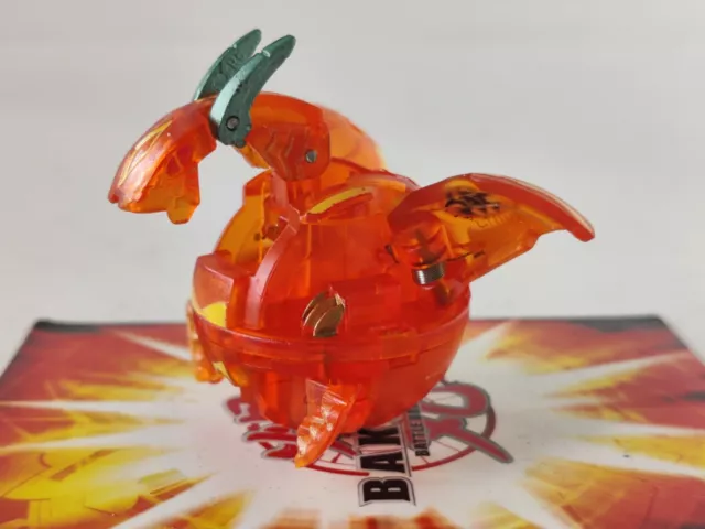 BAKUGAN BATTLE BRAWLERS BakuSolar Arancione Traslucido Hyper Dragonoid  Aquos 670G EUR 19,99 - PicClick IT