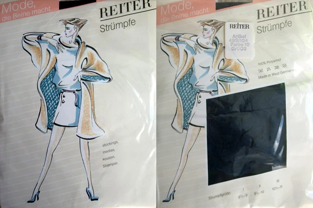 1 x NYLON - REITER - BLU - ANNI 60/70 - TG. 10 1/2 - 11
