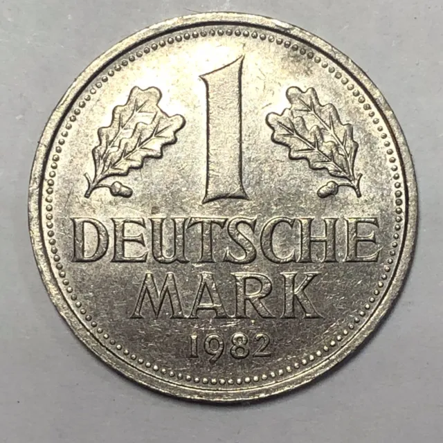 1982 German Coin, 1 Deutsche Mark.