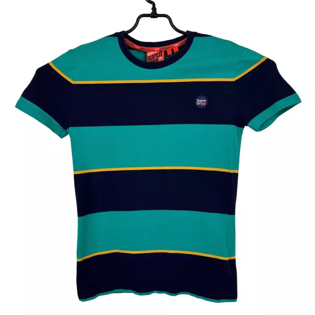 Camiseta SUPERDRY para hombre XS multicolor manga corta a rayas M1010078A