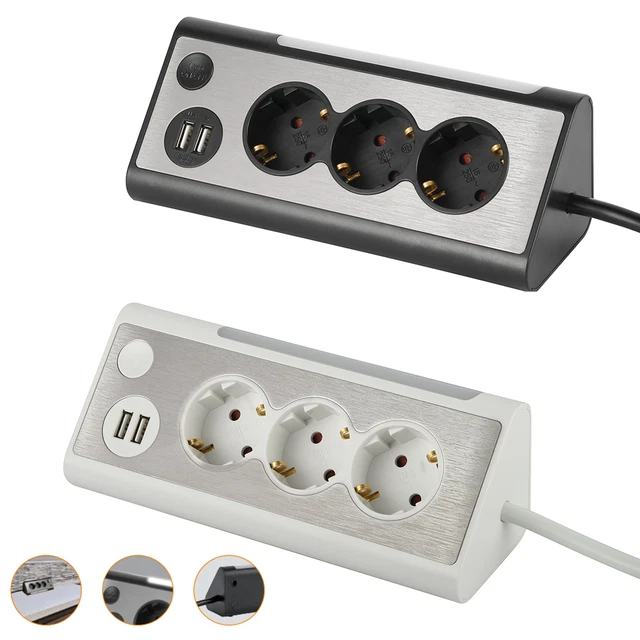 System-S Cavo Adattatore Angolare USB 3.1 Tipo C (90°) A USB 2.0 A – 140 Cm, Nero