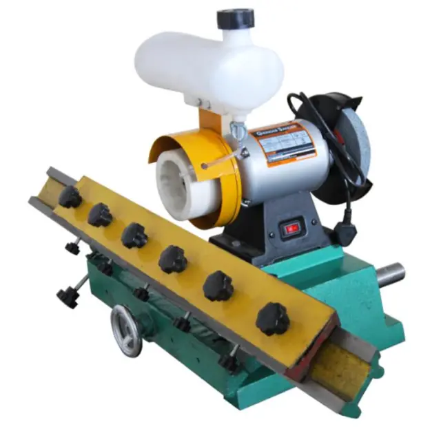 Bench straight edge grinder machine straight blade woodworking 220V 0.56KW MF206