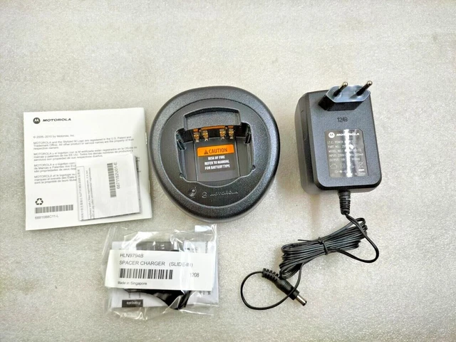 Caricabatterie Motorola Htn9000D + Adattatore Di Alimentazione 18V