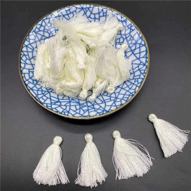 Cotton Fringe Trim Tassels Sewing Curtain Pendant Strap Tassel Crafts Diy 30pcs 5