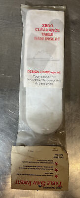Nos Zero Clearance Insert Fits Craftsman King Seeley 103.27270 Table Saw