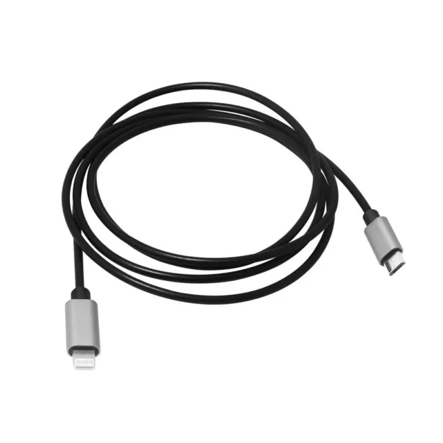 iOS 15 to MicroUSB OTG Cable Commpatible with Shure MV5, MV51, MV7, MV88+ and...