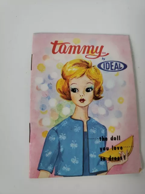 Vintage Ideal Tammy Doll Fashion Booklet 1960's
