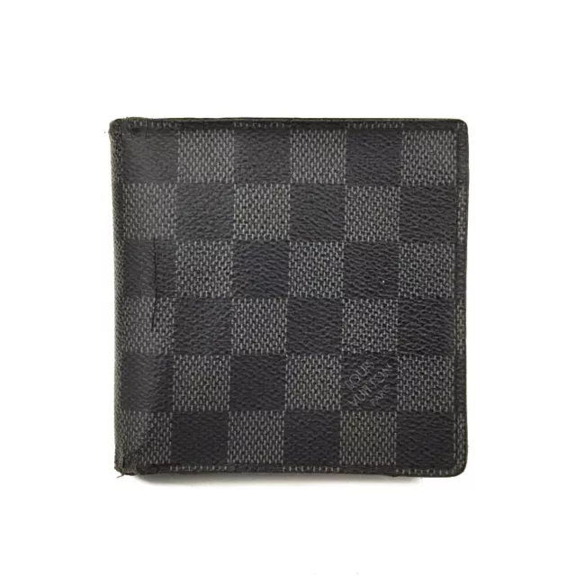 Louis Vuitton Damier Graphite Portefeiulle Marco Bifold Wallet/6Y0816