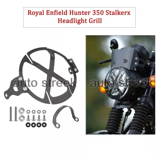 Fit For Royal Enfield "X Style Headlight Grill Black" Hunter 350