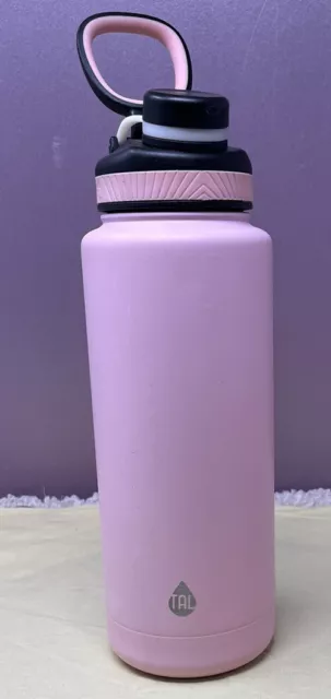 Bubba Trailblazer Stainless Steel Water Bottle Straw Lid,In Pink, 40 Fl.  Oz.