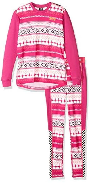 (TG. 14 anni) Helly Hansen Jr HH LIFA Active Set, Tuta Unisex Bambini, Fucsia (0